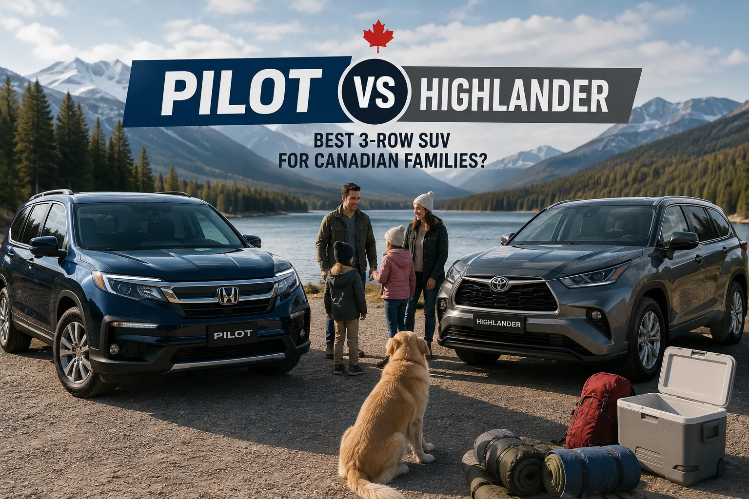 Honda Pilot vs. Toyota Highlander — Best Used 3-Row SUV for Canadian Families?